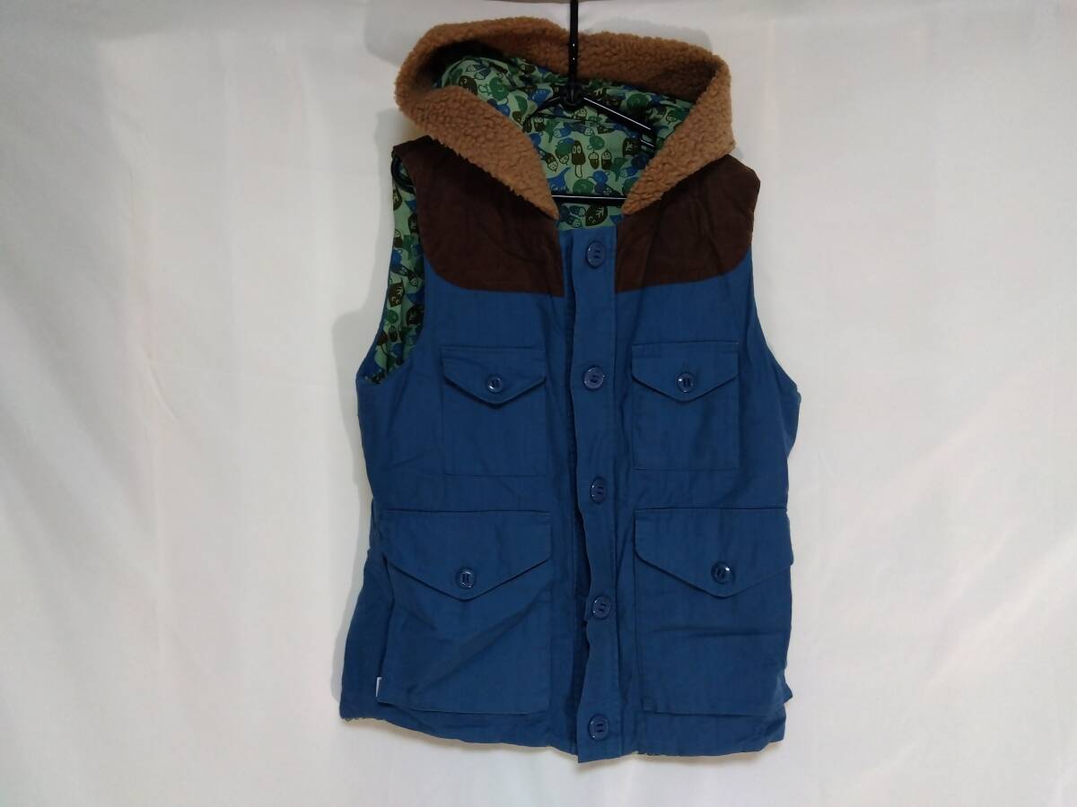 美品!Ne-net ネ・ネット リバーシブル中綿ベスト サイズ3 送料レターパックプラス600円_画像3