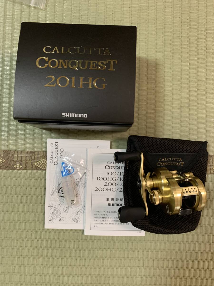 100 иен старт почти новый товар Shimano 21ka LUKA ta Conquest 201HG