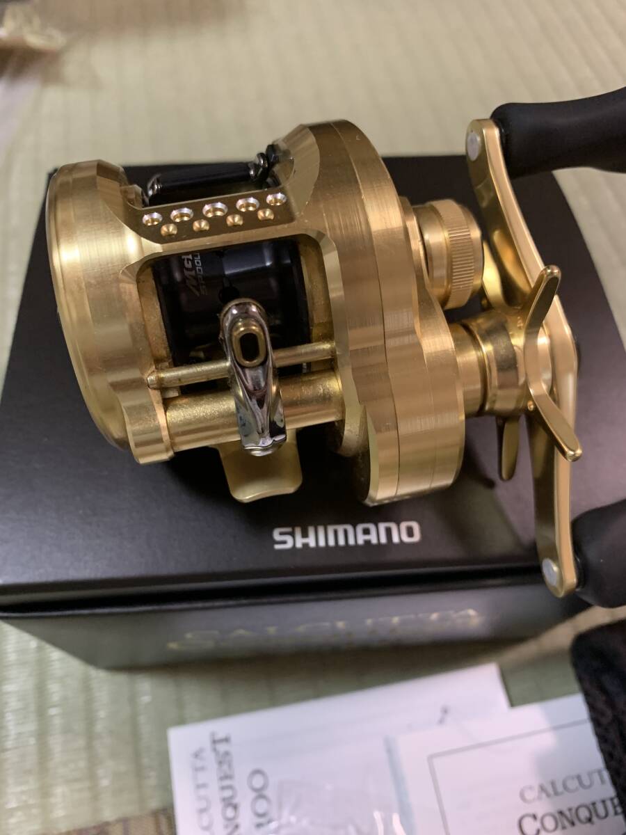 100 иен старт почти новый товар Shimano 21ka LUKA ta Conquest 201HG