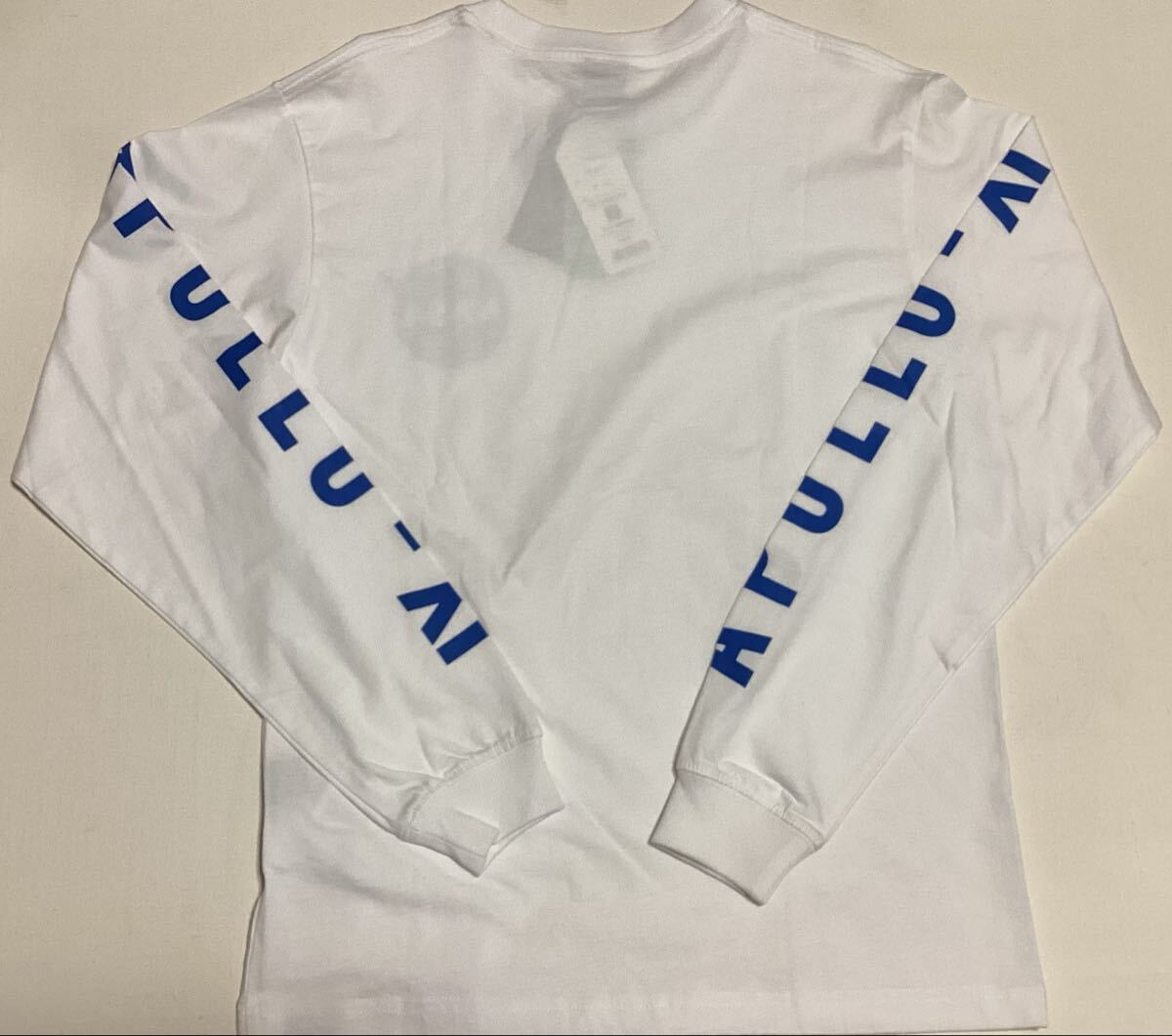 【 NASA × B ONE SOUL 】長袖 Tシャツ(両袖にプリント有)ロンT◎白◎Mサイズ☆◎長期保管・デッドストック・未着用◇NASA Tシャツ_画像4