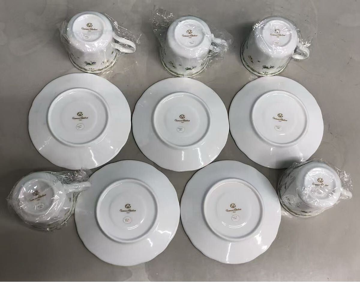 Giovanni Valentino カップ&ソーサー 5客セット 未使用保管品 (100s) _画像5