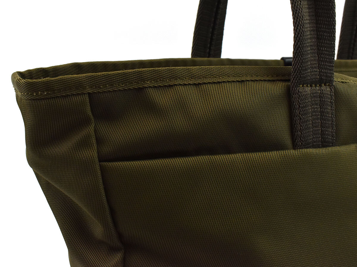 241260* PORTER Porter большая сумка сумка на плечо плечо .. сумка сумка нейлон хаки Gold металлические принадлежности мужской простой / B