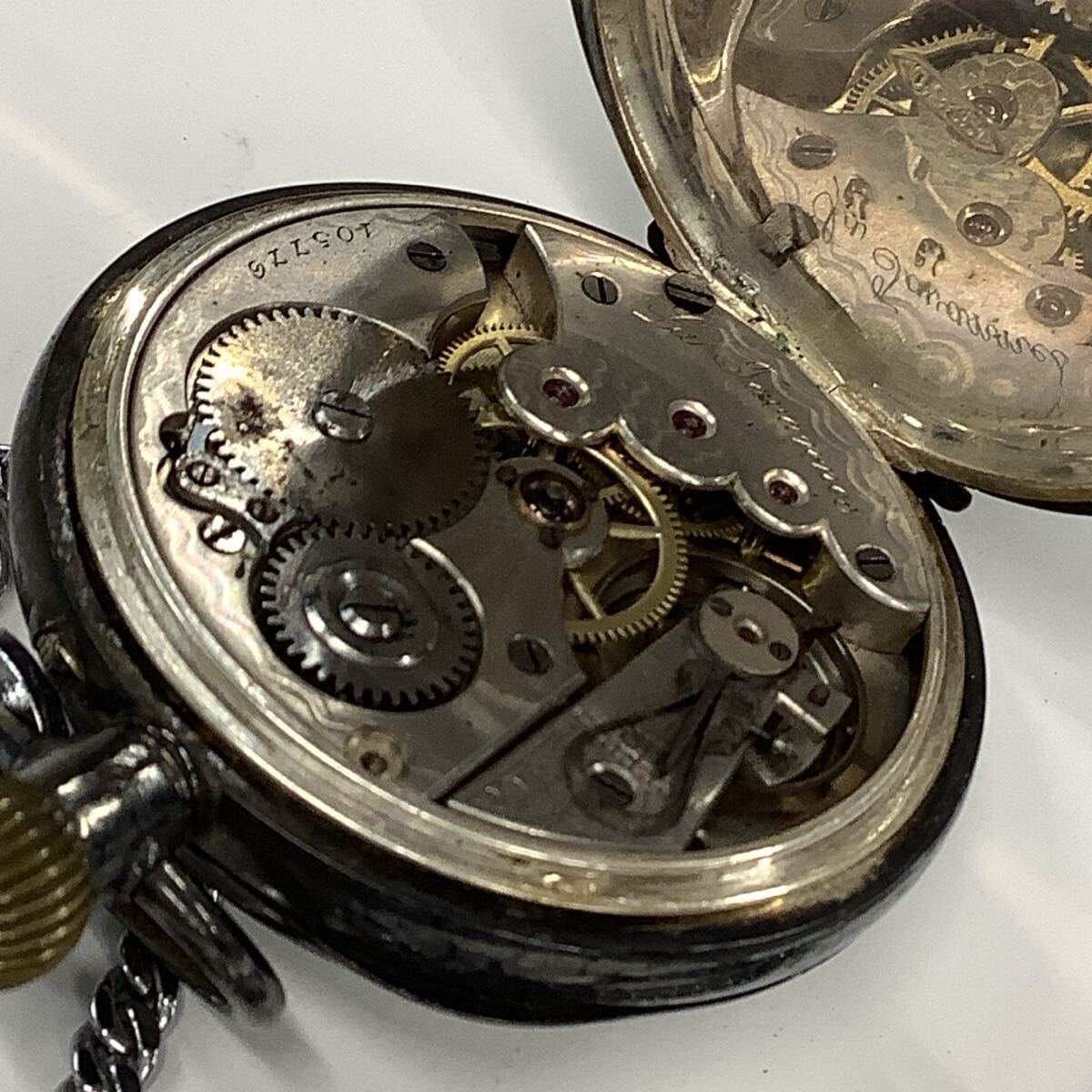 ●ハ2024H◎La tavannes　タバン　懐中時計　チェーン付き◎送料込み◎_画像6