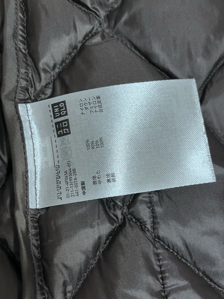 UNIQLO　ユニクロ　ウルトラライトダウン　ジャケット　レディース　Lサイズ　ブラウン　茶_画像4