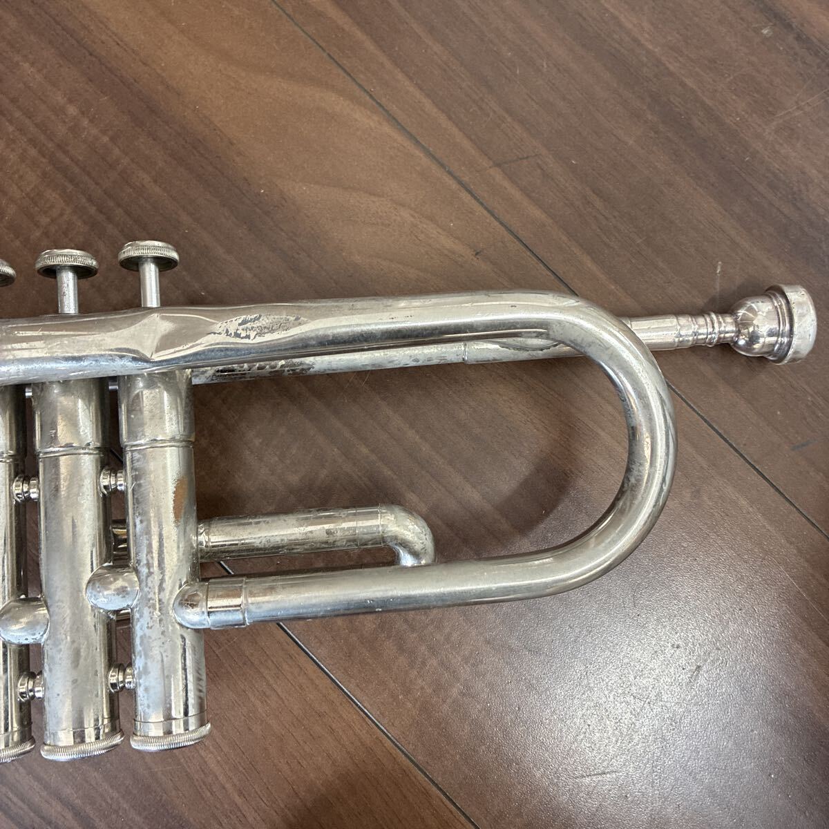 動作未確認 ★ ジャンク yamaha ヤマハ YTR-135 トランペット 楽器 管楽器 管楽器 11700y_画像3