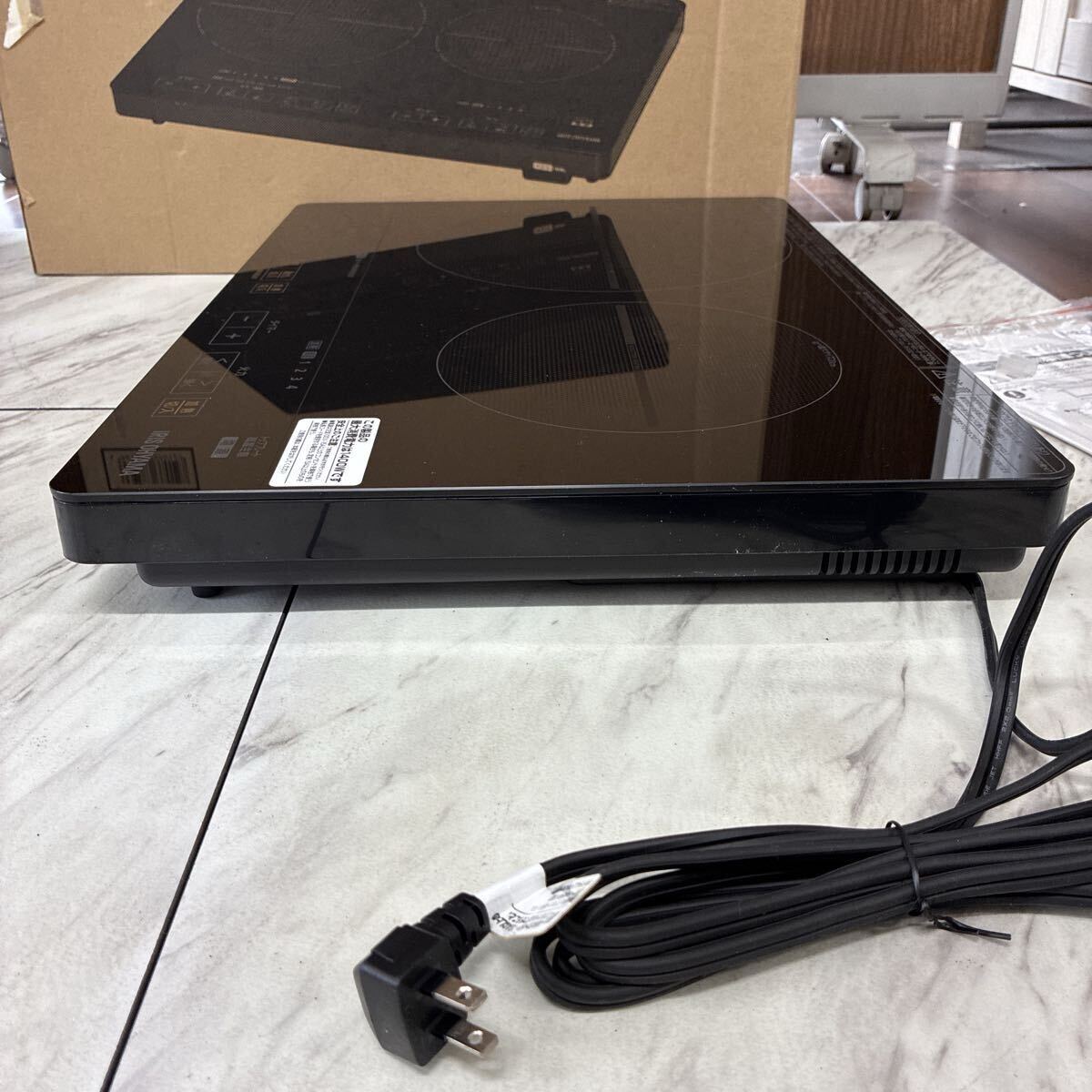 通電OK ★ ジャンク アイリスオーヤマ IRIS OHYAMA IHコンロ IHクッキングヒーター IHK-WKG2 2018年製 111855y_画像7