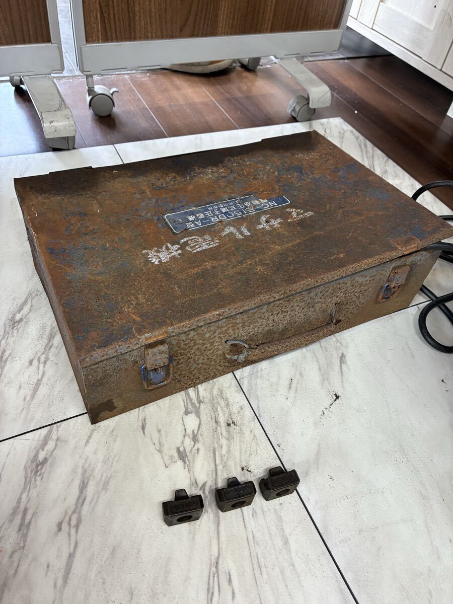 通電OK ★ ジャンク NC-E150DR-A型 マルサ電機 電動油圧式端子圧着機 西田製作所 携帯用 電動式圧着機 111878y_画像10