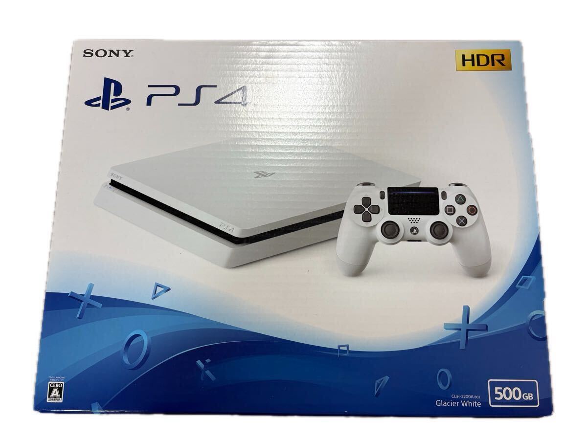 ほぼ未使用品　PlayStation4 CUH-2200A ホワイト PS4 ソニーSwitch_画像1
