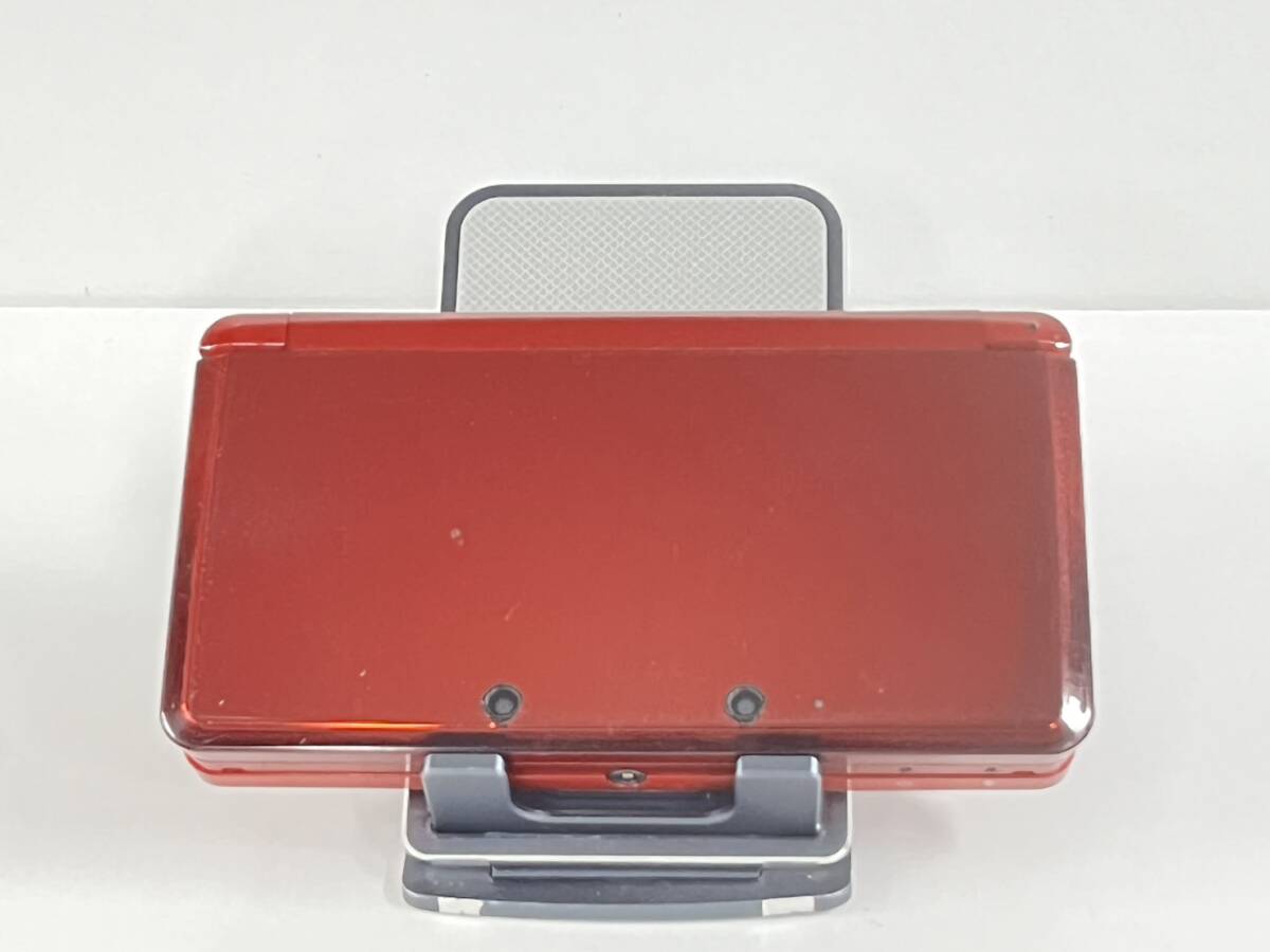 Nintendo 3DS フレアレッド CTR-001(JPN) 本体セット 動作確認済み あ-51_画像2