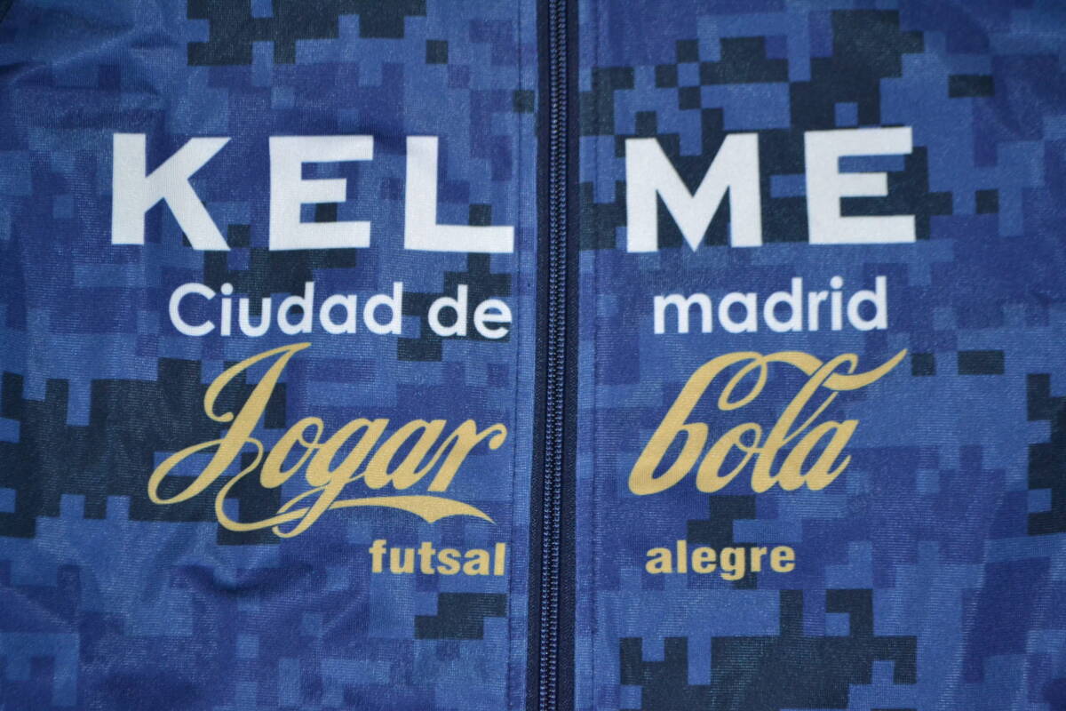 717　KELME　ケレメ　ジャージジャケット　ネイビー　Mサイズ_画像2