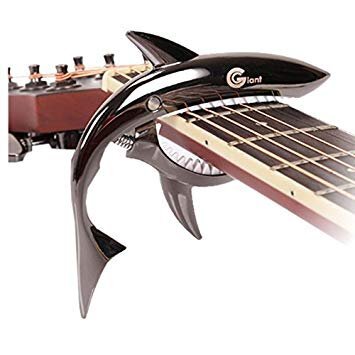 [vaps_4] гитара для same форма каподастр { черный }.. type Shark kapo включая доставку 