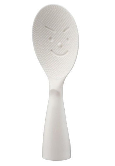 【vaps_2】曙産業 自立しゃもじ ホワイト 日本製 衛生的 ダブルエンボス加工でごはんがこびりつかない PM-900 送込_画像1