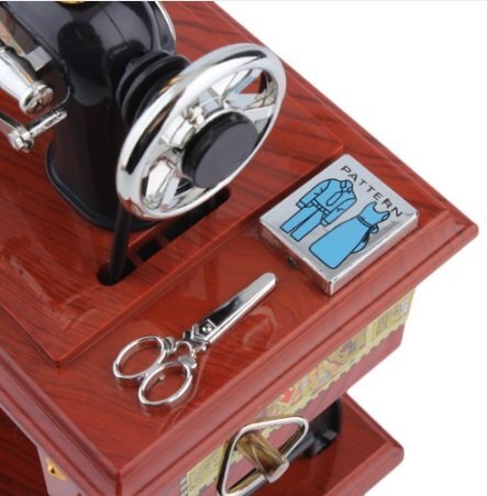 [vaps_7] музыкальная шкатулка швейная машина Showa Retro модный симпатичный интерьер включая доставку 