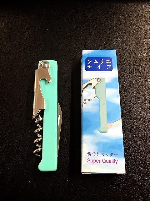 【vaps_2】ソムリエナイフ コルク抜き ワインオープナー 缶切り 多機能 CW-616 送込_画像3