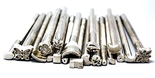 【vaps_4】レザークラフト用 カービング刻印棒 20本セット 送込_画像1