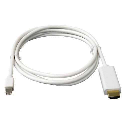 【vaps_2】Mini DisplayPort - HDMI 変換ケーブル 《ホワイト》 1.8m 送込_画像1