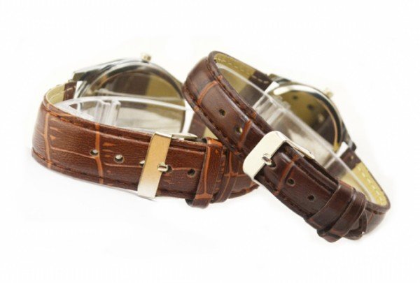 【vaps_7】レディース アナログクォーツウォッチ 《ブラウンベルト》 カジュアル シンプル 送込_画像3