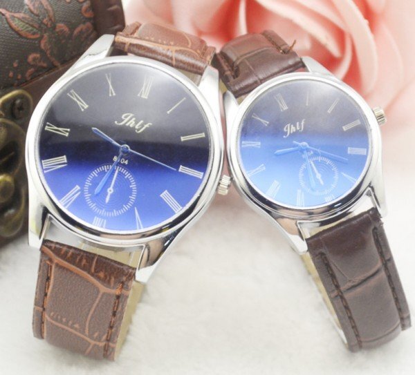 【vaps_7】レディース アナログクォーツウォッチ 《ブラウンベルト》 カジュアル シンプル 送込_画像1