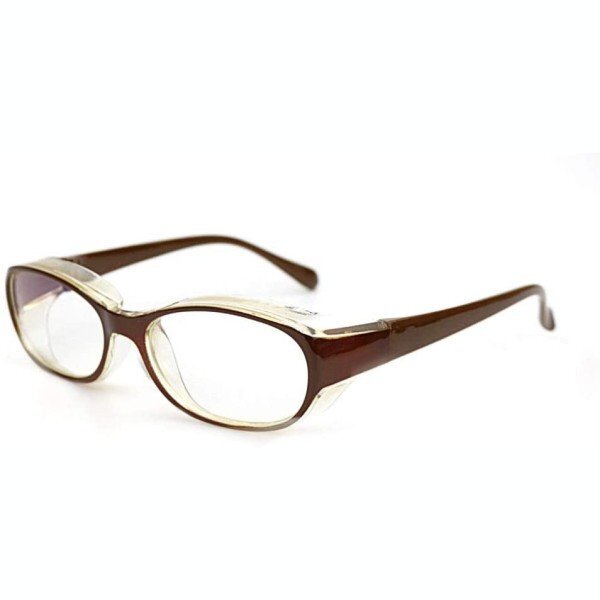 【VAPS_1】花粉メガネ 《ブラウン》 多機能眼鏡 アイサポーター 防塵メガネ 紫外線 粉塵 PM2.5 対策 メンズ レディース 送込_画像1