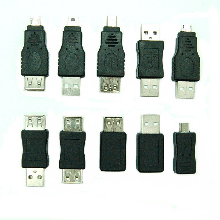 【VAPS_1】USB2.0アダプター10種セット 送込_画像2