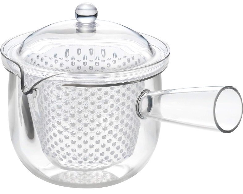 【vaps_2】曙産業 クリアティーポットL 急須タイプ クリア TW-3752 送込_画像1