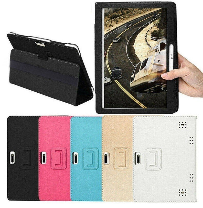 【vaps_3】10.1インチ スタンド機能付き タブレット収納ケース 《ブラック》 PUレザー 保護ケース 収納ケース タブレットカバー 送込_画像3