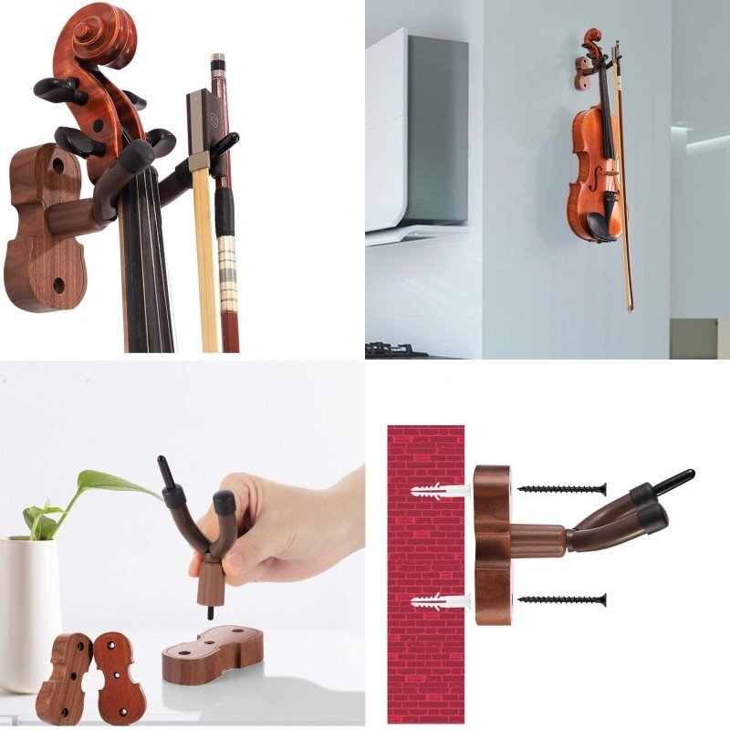【vaps_2】バイオリン用 フック ハンガー 《ブラウン》 ホルダー ヴァイオリン ヴィオラ ビオラ 壁掛け 保管 展示 ディスプレイ 送込_画像2