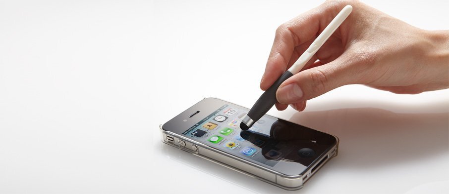 【vaps_2】トリニティ iPhone/Smartphones用グリップタッチペン(ライトブルー)(TR-GTPIP-LB) 送込_画像2