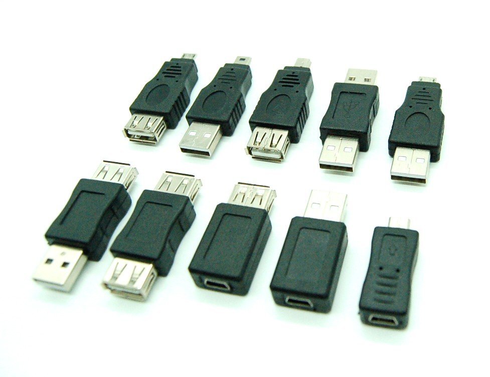 【VAPS_1】USB2.0アダプター10種セット 送込_画像1
