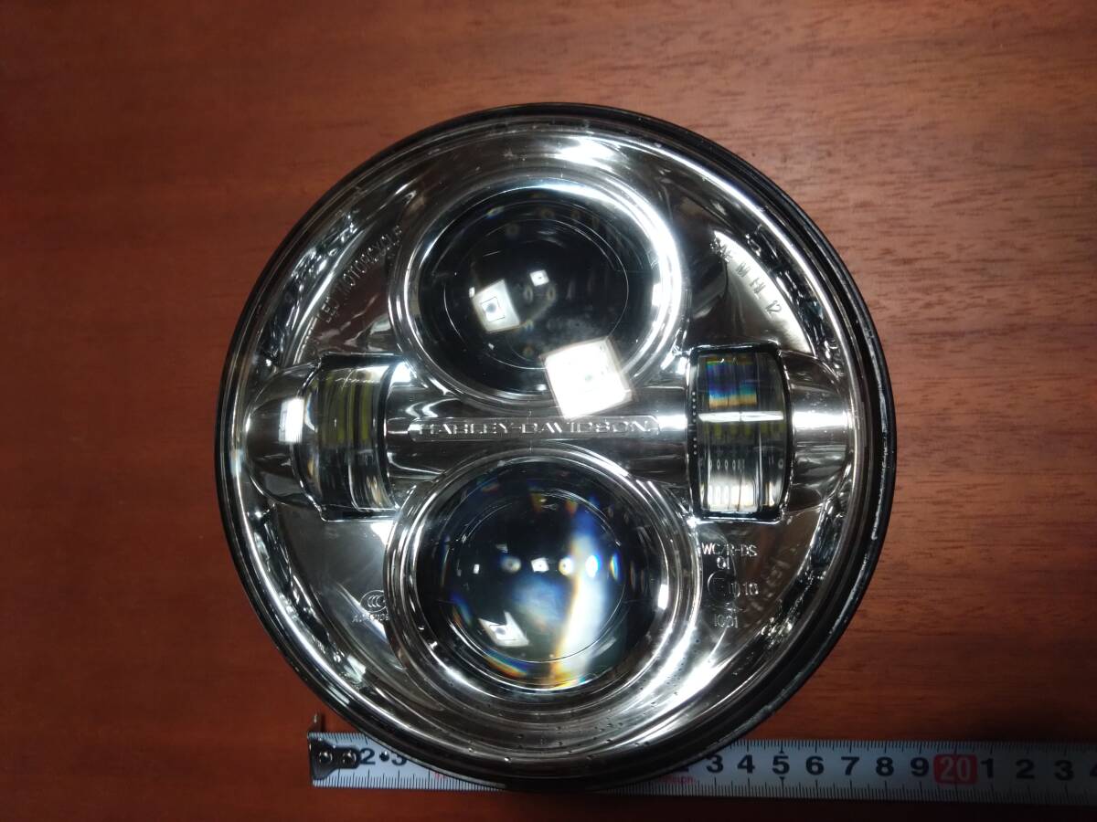 ハーレー 純正 7インチ LEDヘッドライト ツーリングモデル FLHTKL TC ウルトラ リミテッド ロー 2014年製 H-D PN 67700060 _画像1