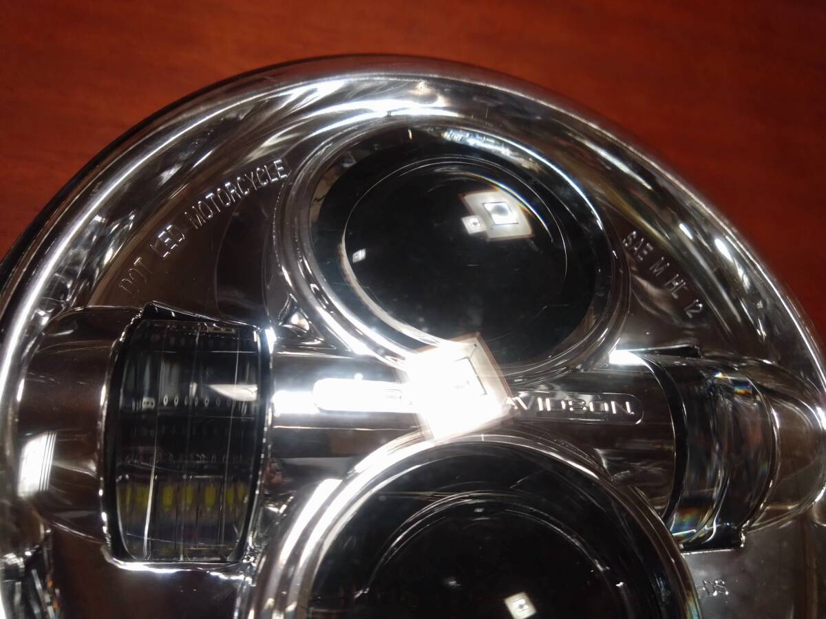 ハーレー 純正 7インチ LEDヘッドライト ツーリングモデル FLHTKL TC ウルトラ リミテッド ロー 2014年製 H-D PN 67700060 _画像2