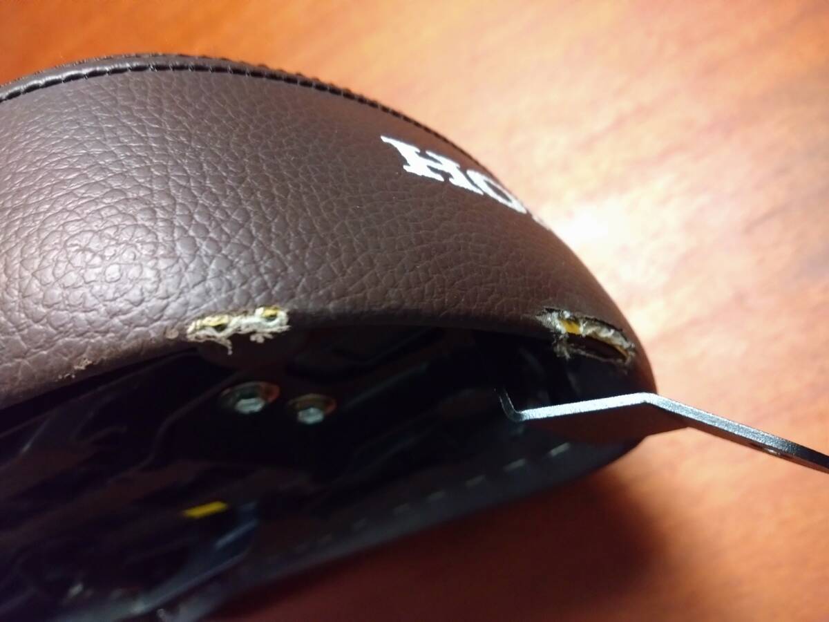 ホンダ GB350 NC59 純正 シート ブラウン 茶色 77200-K0Z-9000 2021年製 車載工具付き!_画像5