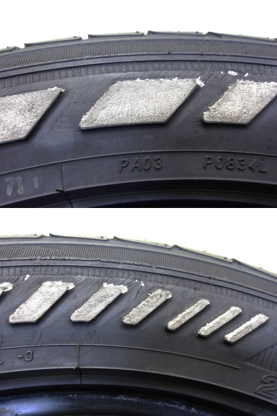 13143 中古 1本 225/50R18 C 107/105H ヨコハマ パラダ PARADA PA03 2020年製 ホワイトレター 225 50 18 225-50-18 225/50/18_画像7