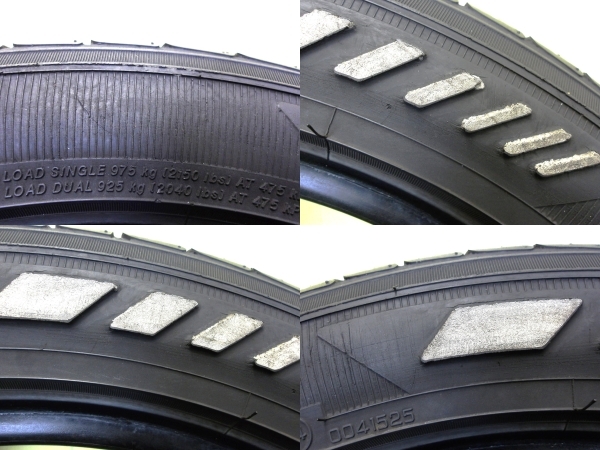 13143 中古 1本 225/50R18 C 107/105H ヨコハマ パラダ PARADA PA03 2020年製 ホワイトレター 225 50 18 225-50-18 225/50/18_画像8