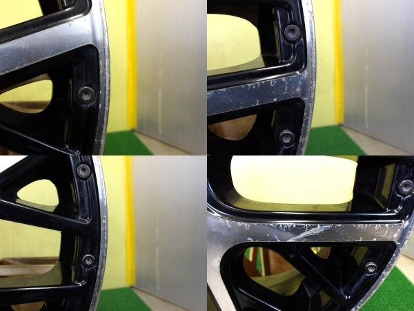 H2868 中古 4本 マナレイスポーツ 16 x 5J +45 4H 100 ブラックP ムーブ コペン ウェイク ワゴンR スペーシア ハスラー N-BOX デリカミニ_画像9