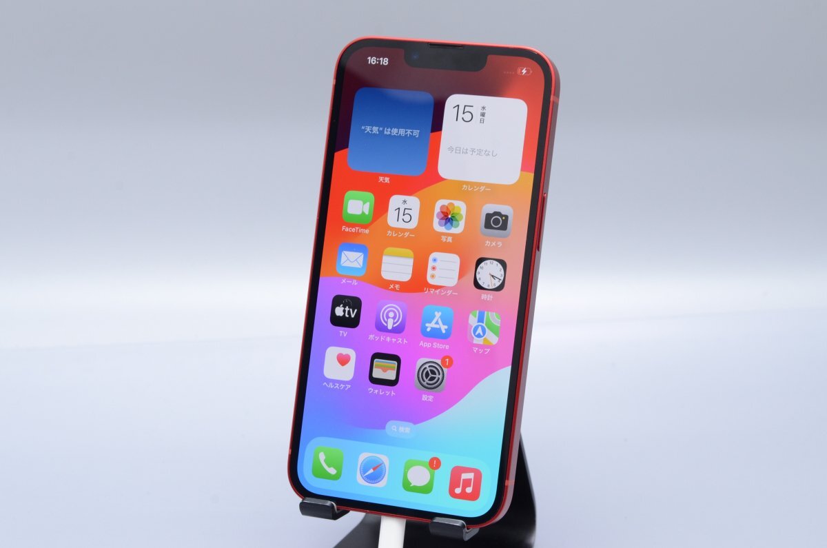 Apple iPhone13 128GB (PRODUCT)RED A2631 MLNF3J/A батарея 94% #SIM свободный *Joshin6384[1 иен начало * бесплатная доставка ]