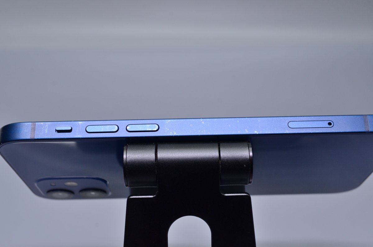 Apple iPhone12 128GB Blue A2402 MGHX3J/A батарея 85% #SIM свободный *Joshin5808[1 иен начало * бесплатная доставка ]