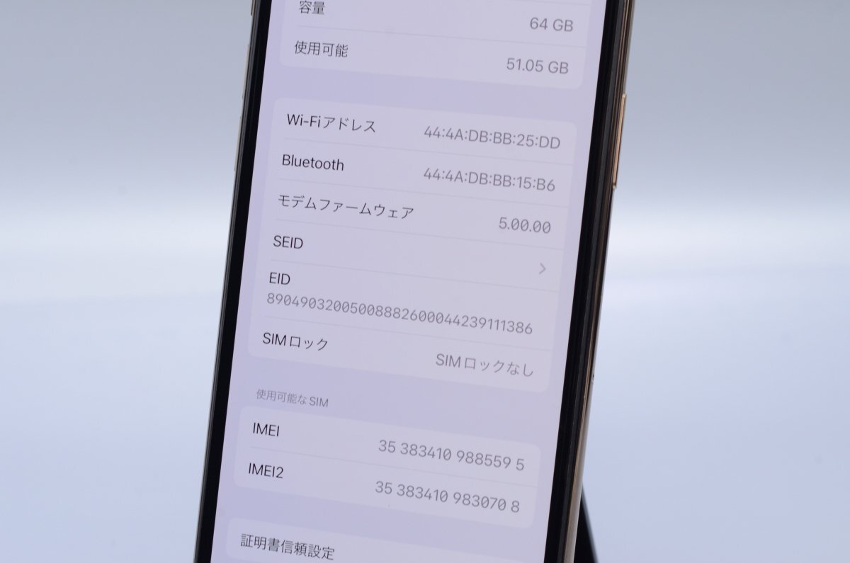 Apple iPhone11 Pro 64GB Gold A2215 MWC52J/A батарея 84% #SIM свободный *Joshin3429[1 иен начало * бесплатная доставка ]