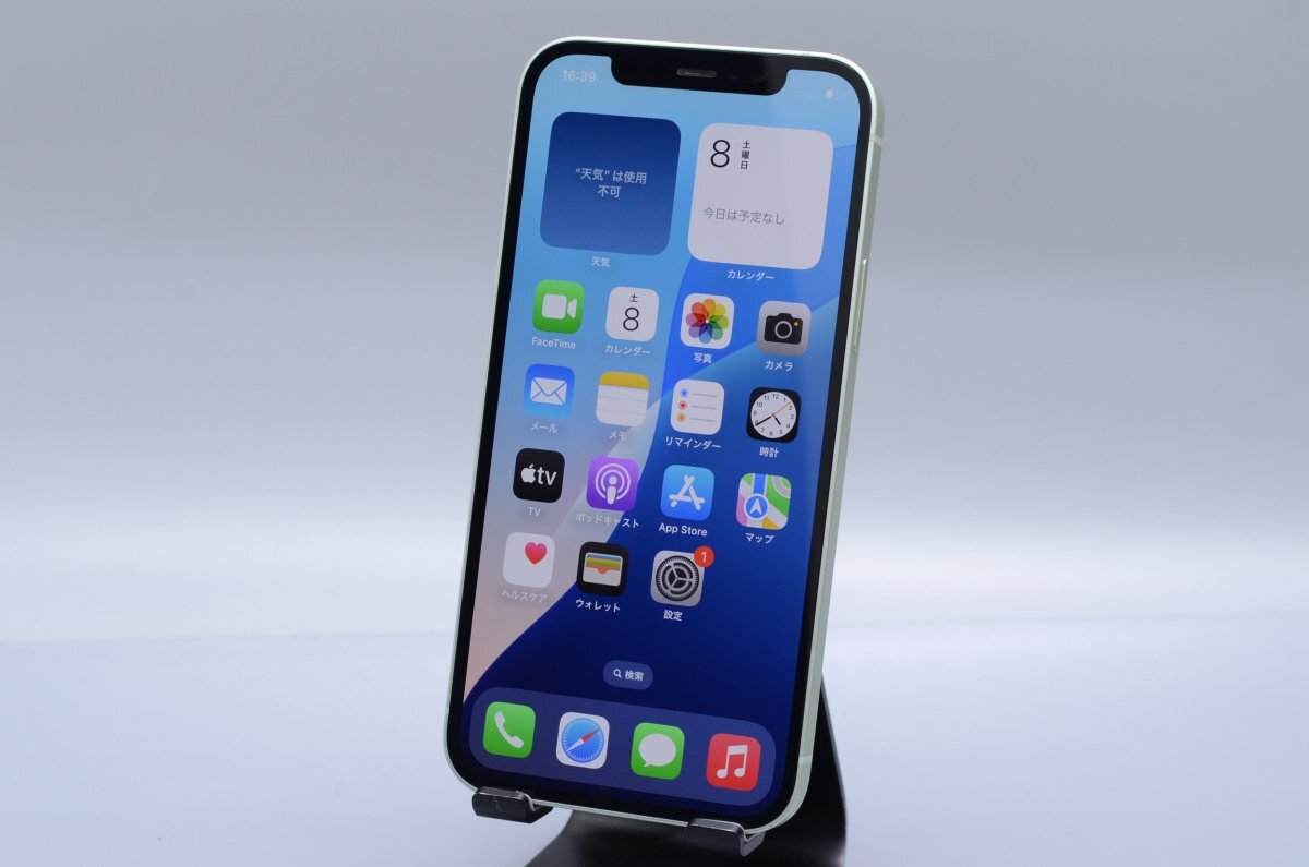 Apple iPhone12 128GB Green A2402 MGHY3J/A батарея 75% #SIM свободный *Joshin3298[1 иен начало * бесплатная доставка ]