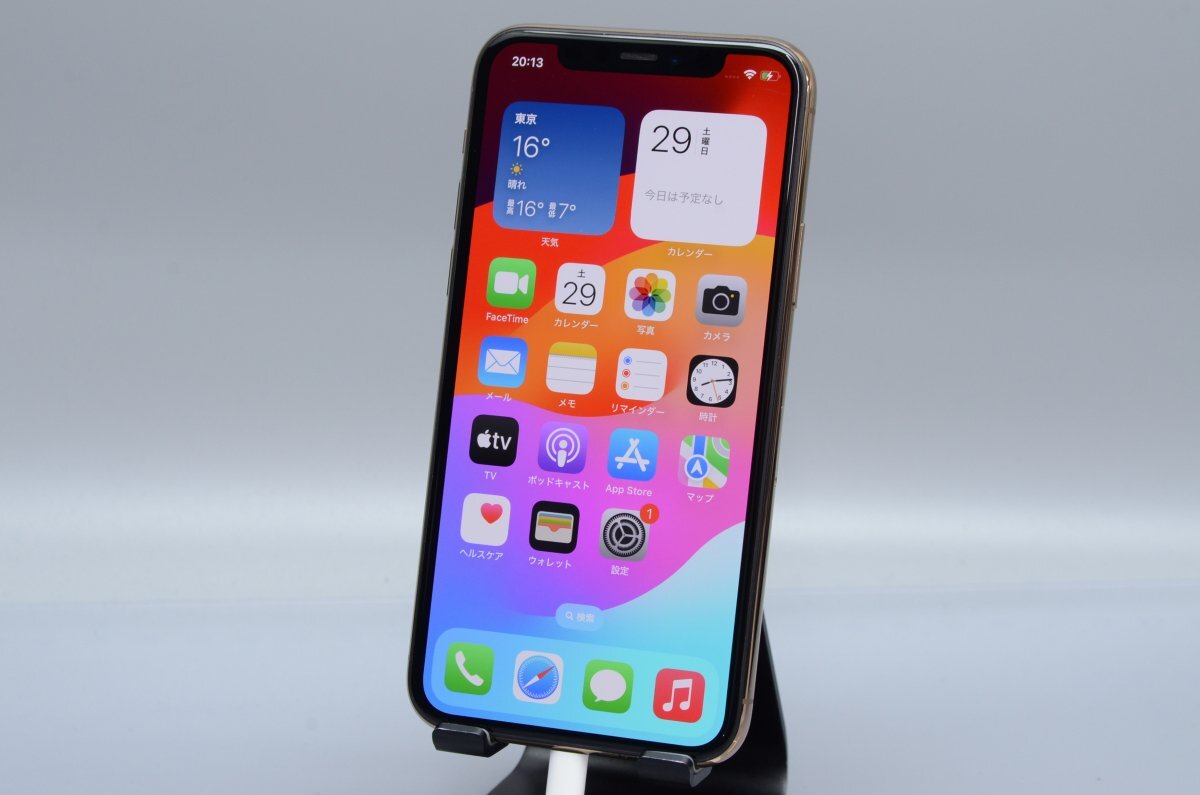 Apple iPhone11 Pro 256GB Gold A2215 MWC92J/A バッテリ83% ■au★Joshin6350【1円開始・送料無料】_画像2