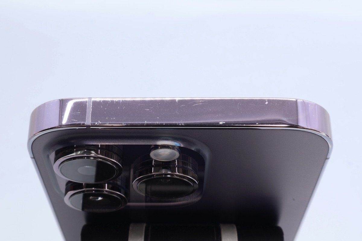 Apple iPhone14 Pro 256GB Deep Purple A2889 MQ1E3J/A バッテリ78% ■SIMフリー★Joshin4912【1円開始・送料無料】_画像6