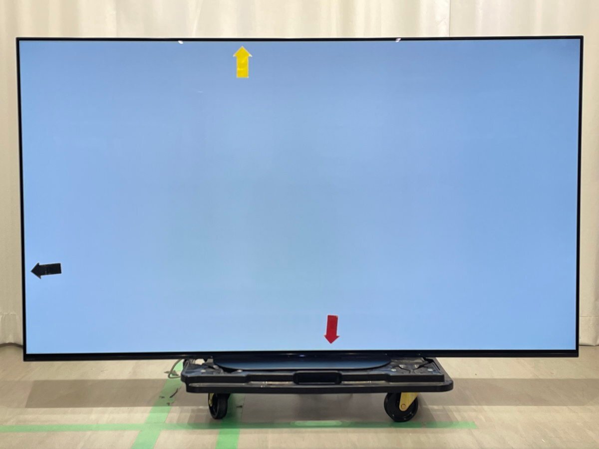 【配送エリア限定】65インチ有機EL4KTV SONY KJ-65A9G(2019年製)HDR/倍速/Net動画 ■ BRAVIA★Joshin9146(難あり)●1円開始・直接引渡可_画像4