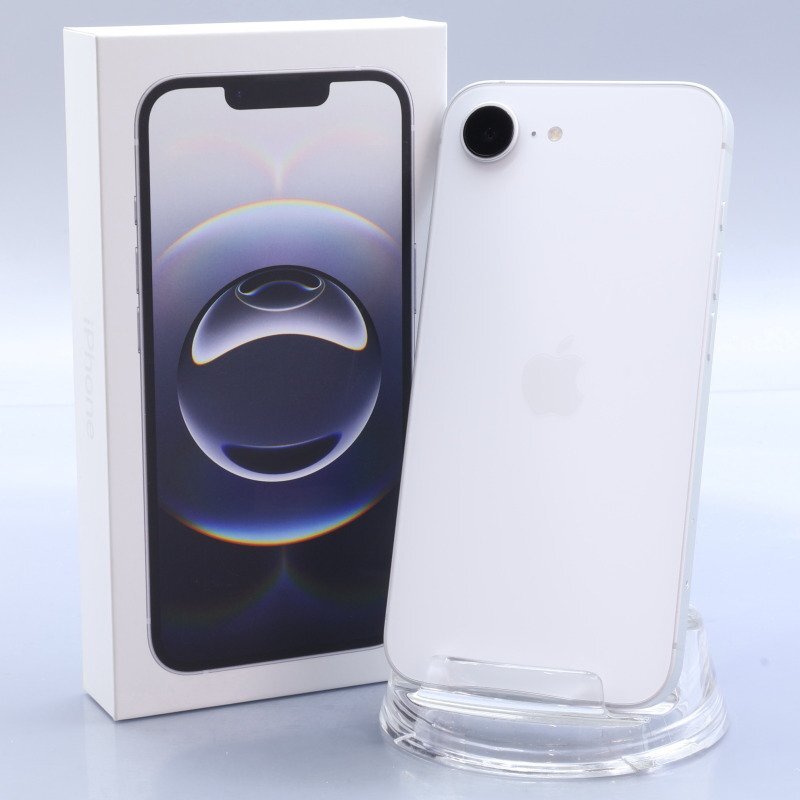 Apple iPhone16e 256GB белый A3409 MD1W4J/A батарея 100% #SIM свободный *Joshin2092[1 иен начало * бесплатная доставка ]