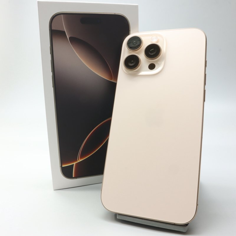 Apple iPhone16 Pro Max 256GB десерт титан A3295 3N530J/A батарея 100% #SIM свободный *Joshin8344[1 иен начало * бесплатная доставка ]