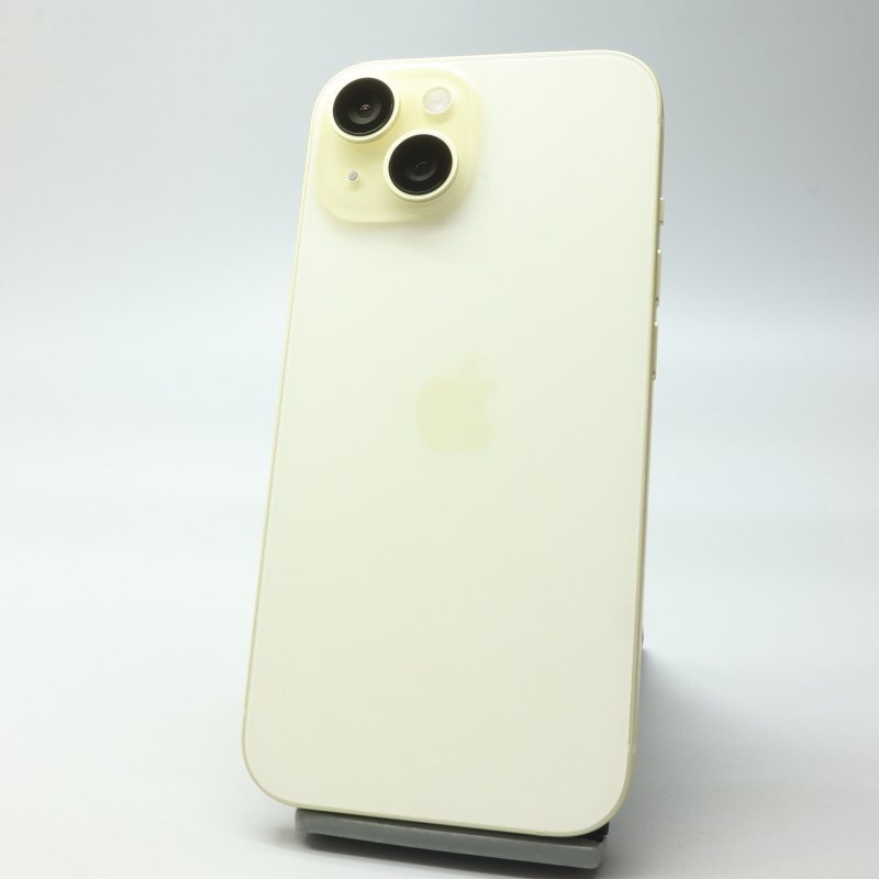 Apple iPhone15 512GB Yellow MTMW3J/A батарея 100% #SIM свободный *Joshin4967[1 иен начало * бесплатная доставка ]