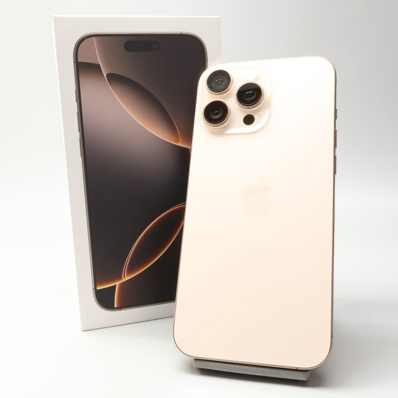 Apple iPhone16 Pro Max 256GB десерт титан A3295 3N530J/A батарея 100% #SIM свободный *Joshin5962[1 иен начало * бесплатная доставка ]