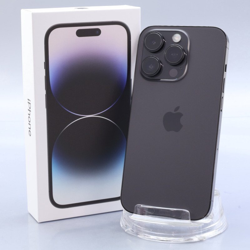 Apple iPhone14 Pro 128GB Space Black A2889 MPXU3J/A батарея 81% #SIM свободный *Joshin1316[1 иен начало * бесплатная доставка ]