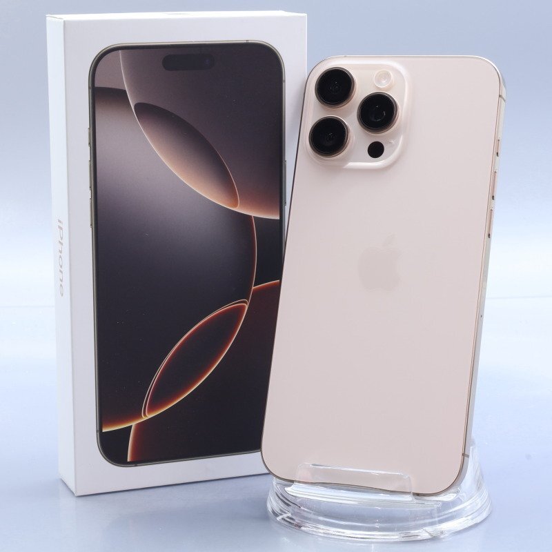 Apple iPhone16 Pro Max 256GB десерт титан A3295 3N530J/A батарея 100% #SIM свободный *Joshin8401[1 иен начало * бесплатная доставка ]