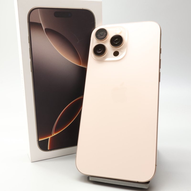 Apple iPhone16 Pro Max 256GB десерт титан A3295 3N530J/A батарея 100% #SIM свободный *Joshin8413[1 иен начало * бесплатная доставка ]