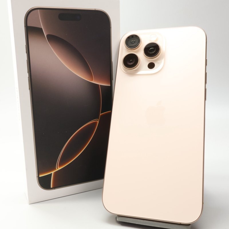 Apple iPhone16 Pro Max 256GB десерт титан A3295 3N530J/A батарея 100% #SIM свободный *Joshin8411[1 иен начало * бесплатная доставка ]